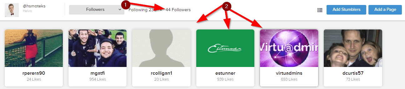 StumbleUpon Followers