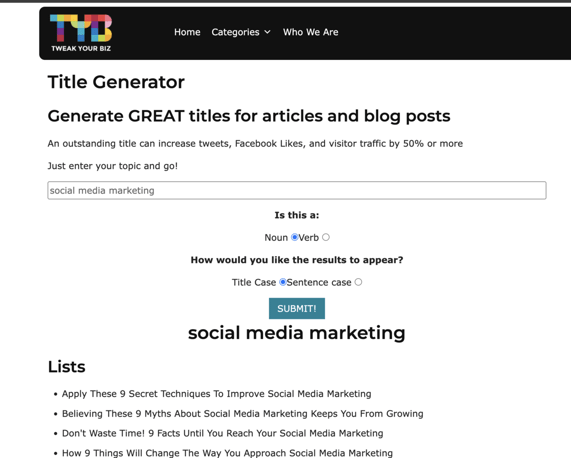 tweak your biz title generator