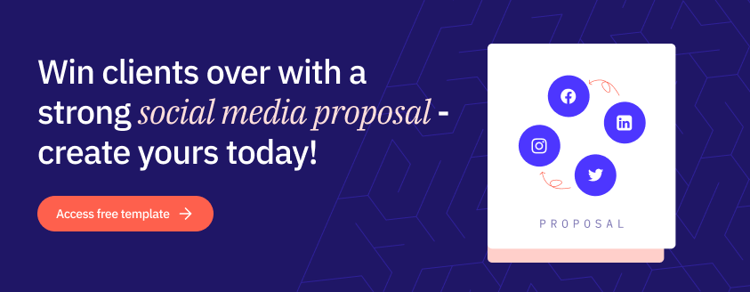 Win clients over with a strong social media proposal