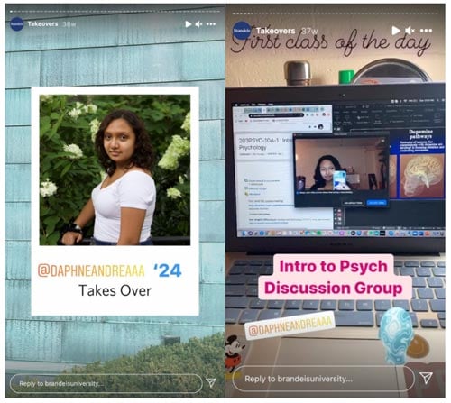 brandeis university instagram stories