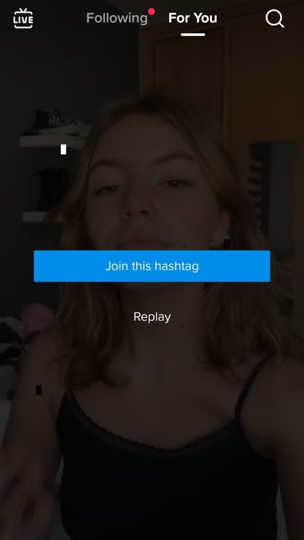 TikTok Ad - Join this hashtag - by Primark