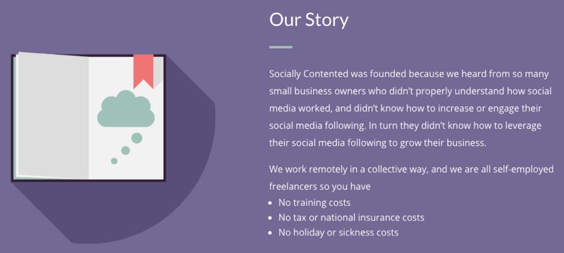 The story of social media marketing agency, Socially Contended