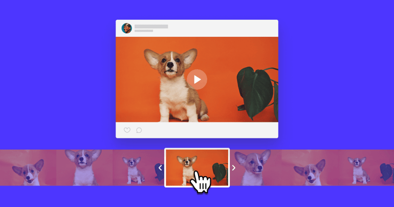 Selectable Video Thumbnails for Instagram and Facebook