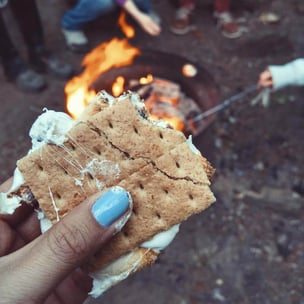 celebrate national s'mores day - photo by Autumn Mott Rodeheaver via unsplash