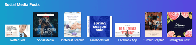 social media graphics canva social media posts