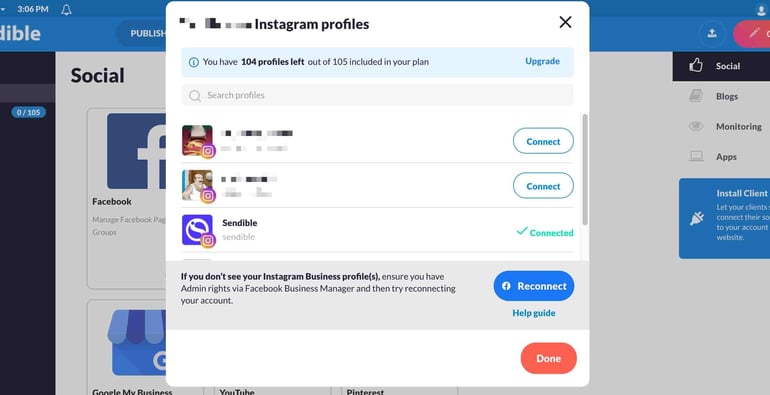 Warnings for Invalid Instagram Videos